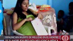 Padres denuncian muerte de mellizas por negligencia médica