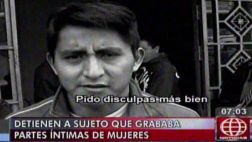 La policía captura a sujeto que grababa genitales de mujeres