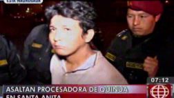 Policía confirma que robo de quinua equivale a S/.450.000