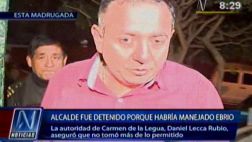 Alcalde de Carmen de la Legua es intervenido por manejar ebrio