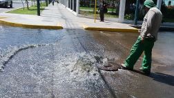 Jesús María: aniego inundó parte de la avenida Salaverry
