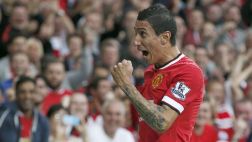 Este es el primer gol de Di María con el Manchester United