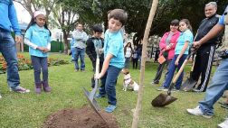 Familias de Miraflores plantan y adoptan árboles