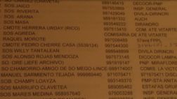 Policías y fiscales entre contactos de Orellana y Benedicto