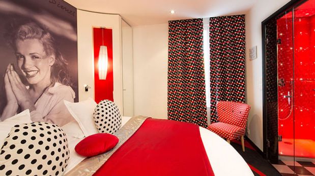 Este hotel en París está dedicado a la actriz Marilyn Monroe