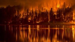 Incendio en el norte de California quema unas 100 casas