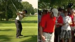 El disparo de golf que cayó en el bolsillo de un espectador