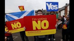 Referéndum en Escocia: El "Sí" cae a un día de la elección
