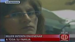 Mujer intentó envenenar con raticida a su esposo y cuatro hijos