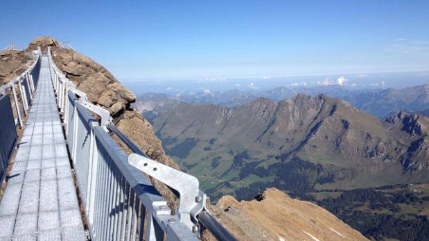 Camino de altura: Este puente unirá dos montañas en Suiza