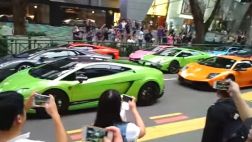 VIDEO: Mira esta espectacular reunión de modelos de Lamborghini