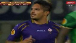 Así fue el gol de cabeza de Juan Manuel Vargas en Europa League