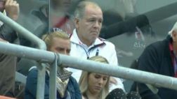 Alejandro Sabella volvió a un campo de fútbol tras el Mundial