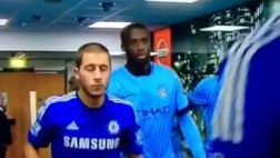 El 'bullying' de Yaya Touré a Eden Hazard antes del partido