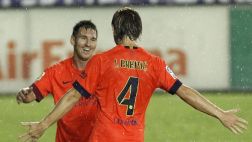 Golazo de Rakitic en la victoria del Barcelona ante Levante
