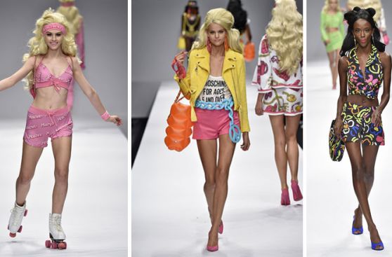 Moschino se inspira en Barbie para su nueva colección