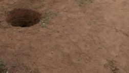 Madre cayó a silo mientras tendía la ropa en su casa