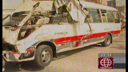 Así fue el accidente que protagonizó cúster de 'El chosicano'