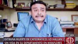 Catedrático de teología fue hallado muerto en su departamento