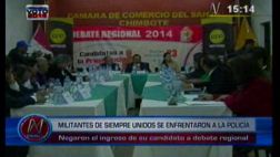 Áncash: militantes de candidato se enfrentaron con la PNP