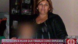 Empleada del hogar es denunciada por robar en varias casas