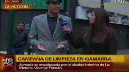 Alcalde George Forsyth supervisó trabajo de limpieza en Gamarra