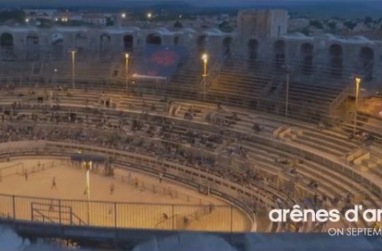 Zidane protagoniza spot publicitario en anfiteatro romano