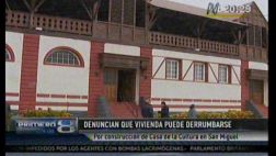 San Miguel: vivienda podría derrumbarse por Casa de la Cultura