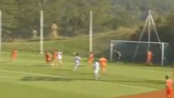 Defensa peruano Alexander Callens anotó para la Real Sociedad B