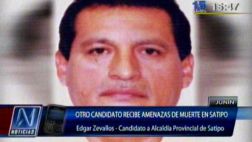 Candidato a alcaldía de Satipo denuncia amenazas de muerte