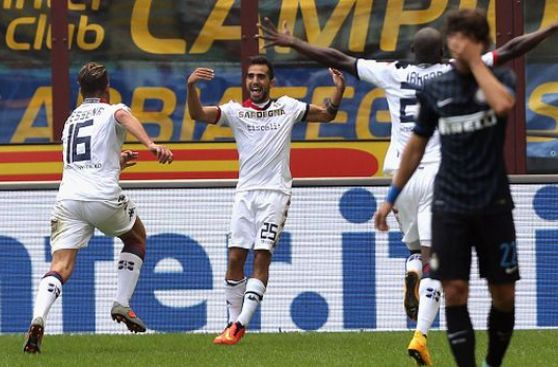 Inter de Milán fue goleado en casa 4-1 por Cagliari en Serie A