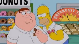 Los Simpson se unieron a "Family Guy" en delirante episodio