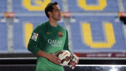 Claudio Bravo está a 21 minutos de su primer récord en el Barza