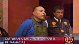 Capturan a banda que asaltaba farmacias en San Martín de Porres
