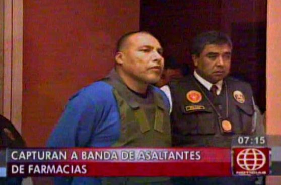 Capturan a banda que asaltaba farmacias en San Martín de Porres