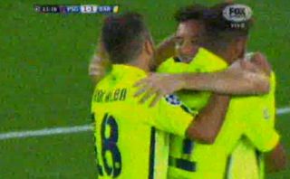 Messi, Neymar e Iniesta arman golazo con pases a un solo toque