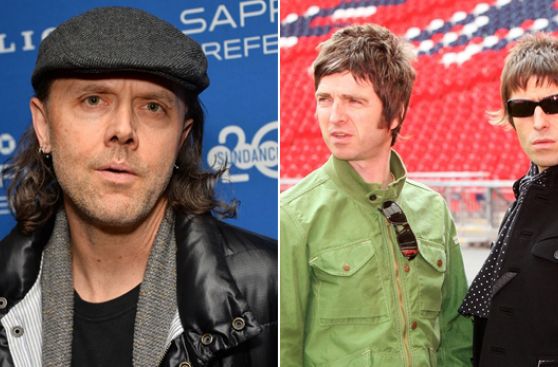 Lars Ulrich: "La música de Oasis es el soundtrack de mi vida"