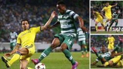 André Carrillo fue protagonista del Sporting ante el Chelsea