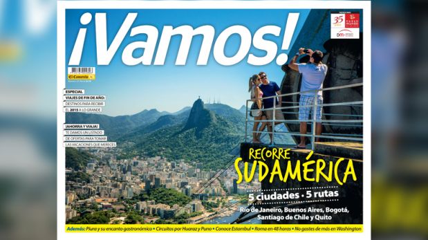 Recorre Sudamérica con la nueva edición de tu revista ¡Vamos!