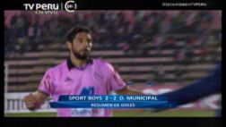 Municipal se dejó igualar 2-2 por Sport Boys en el Callao
