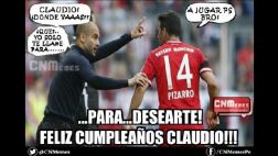Claudio Pizarro y el meme sobre su cumpleaños número 36