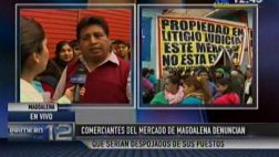 Comerciantes cierran el mercado de Magdalena por un día