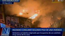 El Agustino: familia perdió todo tras incendiarse su vivienda