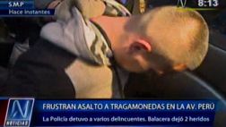 San Martín de Porres: dos heridos dejó un asalto a tragamonedas