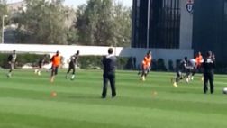Así entrenó Perú en Chile: toque en corto y buen humor
