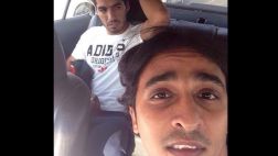Luis Suárez llegó a Arabia y taxista se tomó selfie con él