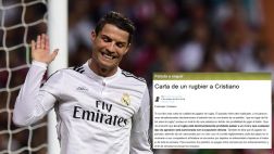 Carta de un jugador de rugby a Cristiano Ronaldo