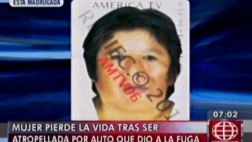 Taxista huyó luego de atropellar y matar a una mujer en Comas