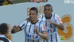 Corinthians, sin Guerrero, venció 1-0 al líder Cruzeiro