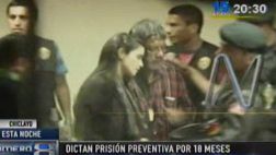 Katiuskha del Castillo será trasladada al penal de Picsi